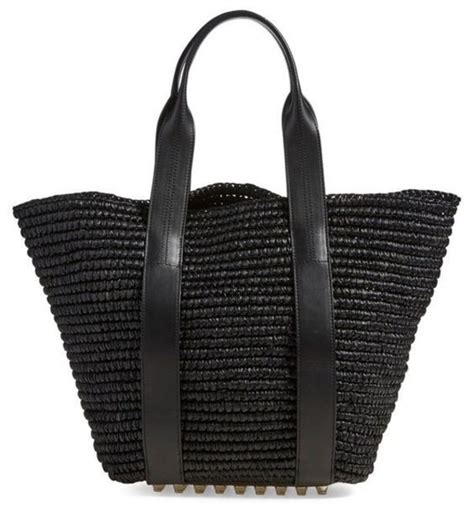 gucci bag raffia|raffia bag with black trim.